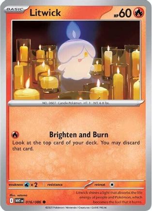 Litwick - 015/086 15 - SV Black Bolt