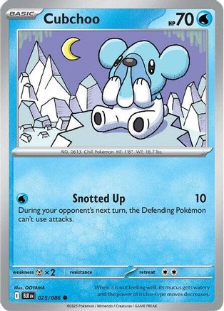 Cubchoo - 028/086 28 - SV Black Bolt Reverse Holofoil