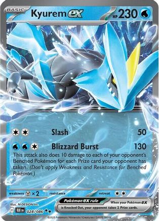 Kyurem ex - 031/086 31 - SV Black Bolt Holofoil