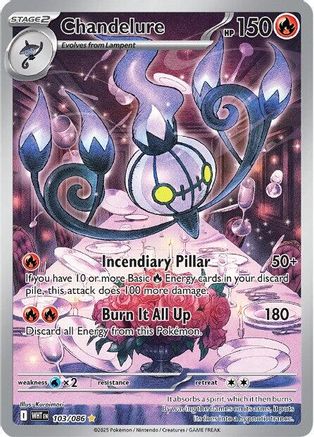 Chandelure - 102/086 102 - SV Black Bolt Holofoil