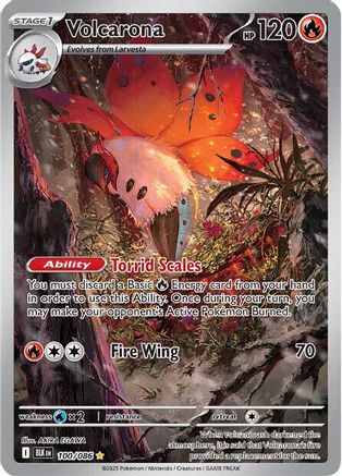 Volcarona - 104/086 104 - SV Black Bolt Holofoil