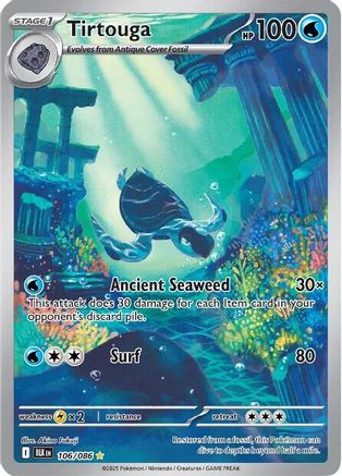 Tirtouga - 110/086 110 - SV Black Bolt Holofoil