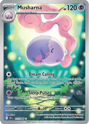Musharna - 122/086 122 - SV Black Bolt Holofoil