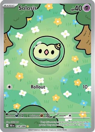 Solosis - 123/086 123 - SV Black Bolt Holofoil