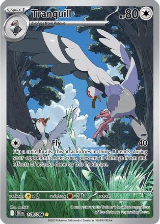 Tranquill - 154/086 154 - SV Black Bolt Holofoil