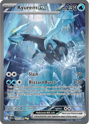 Kyurem ex - 168/086 168 - SV Black Bolt Holofoil