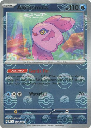 Alomomola - 027/086 (Poke Ball Pattern) 27 - SV Black Bolt Holofoil
