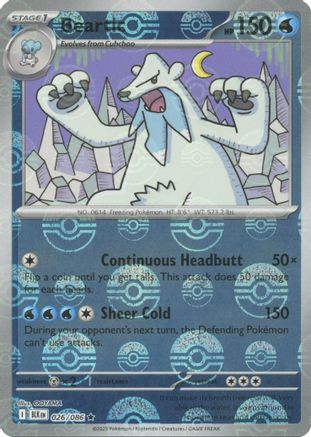 Beartic - 029/086 (Poke Ball Pattern) 29 - SV Black Bolt Holofoil