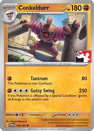 Conkeldurr 105 - Prize Pack Series Cards Holofoil