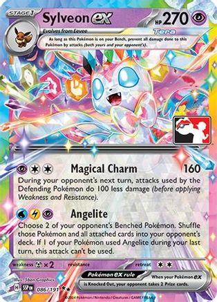 Sylveon ex 86 - Prize Pack Series Cards Holofoil