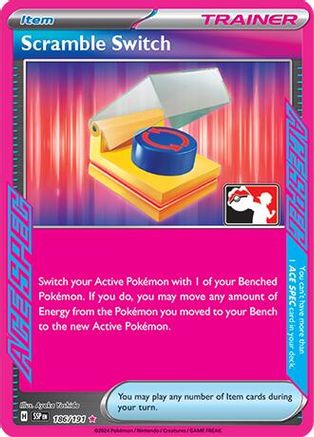 Scramble Switch 186 - Prize Pack Series Cards Holofoil