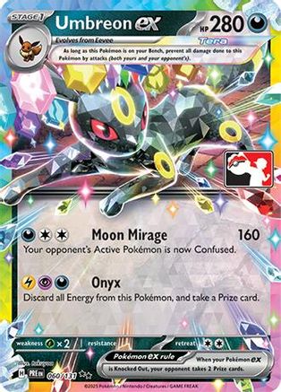 Umbreon ex - 060/131 60 - Prize Pack Series Cards Holofoil