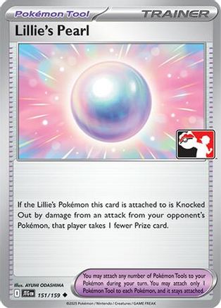 Lillie’s Pearl 151 - Prize Pack Series Cards Holofoil