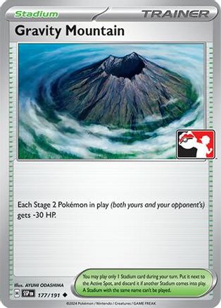Gravity Mountain 177 - Prize Pack Series Cards Holofoil