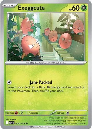 Exeggcute 4 - ME01 Mega Evolution Reverse Holofoil