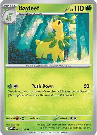 Bayleef 9 - ME01 Mega Evolution Reverse Holofoil