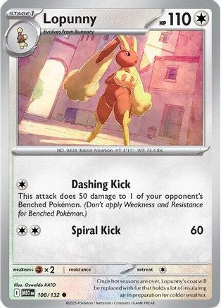 Lopunny 108 - ME01 Mega Evolution