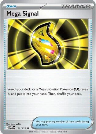 Mega Signal - 121/132 121 - ME01 Mega Evolution Reverse Holofoil