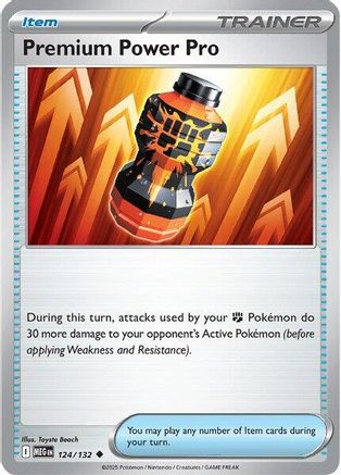 Premium Power Pro - 124/132 124 - ME01 Mega Evolution Reverse Holofoil