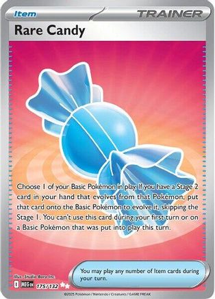 Rare Candy - 175/132 175 - ME01 Mega Evolution Holofoil
