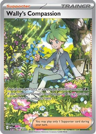 Wally's Compassion - 186/132 186 - ME01 Mega Evolution Holofoil