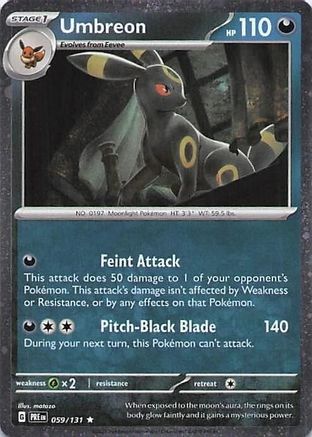 Umbreon - 059 (Cosmos Holo) 59 - Miscellaneous Cards & Products Holofoil