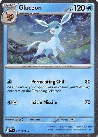 Glaceon - 025/131 (Cosmos Holo) 25 - Miscellaneous Cards & Products Holofoil