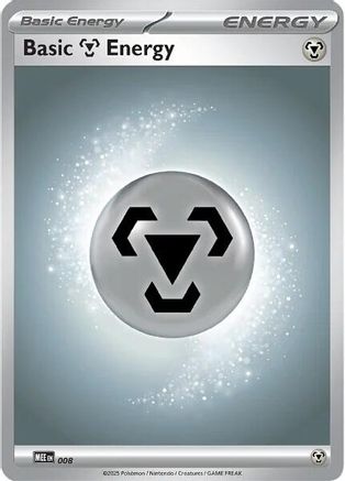 Basic Metal Energy - 008 8 - MEE Mega Evolution Energies Reverse Holofoil