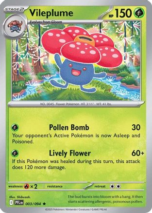 Vileplume 3 - ME02 Phantasmal Flames