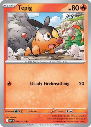 Tepig 29 - ME Ascended Heroes
