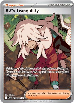 AZ's Tranquility - 106/086 106 - ME04 Chaos Rising Holofoil
