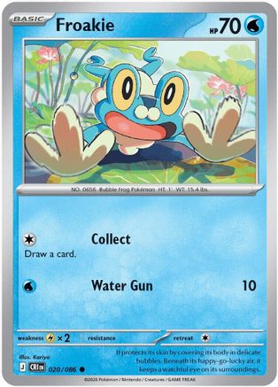 Froakie - 020/086 20 - ME04 Chaos Rising