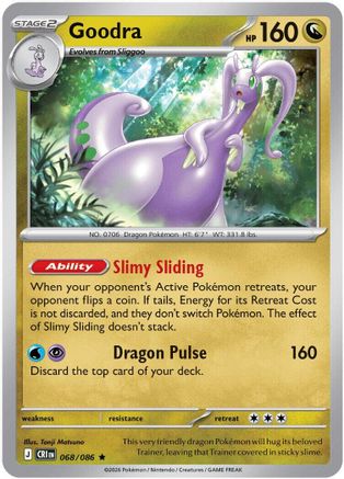 Goodra 68 - ME04 Chaos Rising Reverse Holofoil