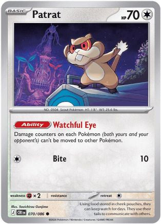 Patrat 70 - ME04 Chaos Rising Reverse Holofoil