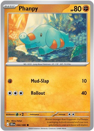 Phanpy 44 - ME04 Chaos Rising Reverse Holofoil