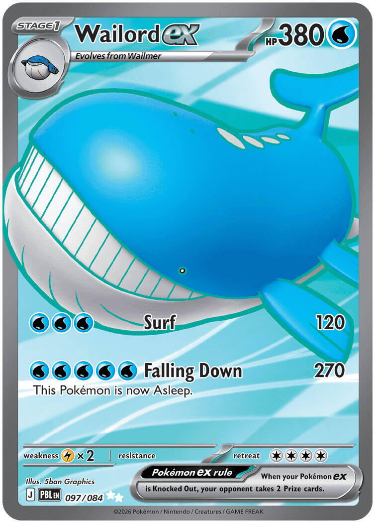 Wailord ex - 097/084 [PBL]