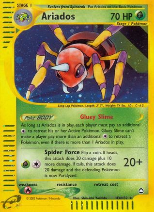 Ariados (H3) H3/147 - Aquapolis Holofoil