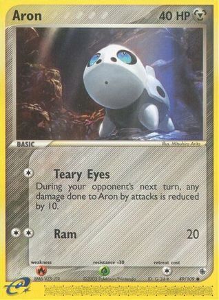 Aron - 49/109 49/109 - Ruby and Sapphire Reverse Holofoil