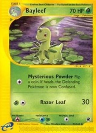 Bayleef 71/165 - Expedition Reverse Holofoil