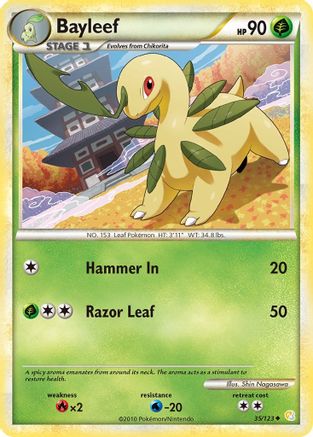 Bayleef 35/123 - HeartGold SoulSilver