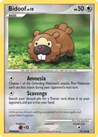 Bidoof 70/130 - Diamond and Pearl