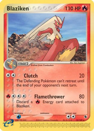 Blaziken - 15/109 15/109 - Ruby and Sapphire