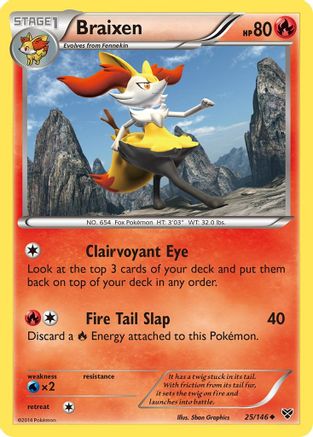 Braixen 25/146 - XY Base Set