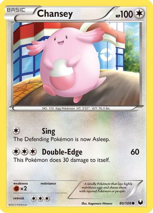 Chansey (80) 80/108 - Dark Explorers