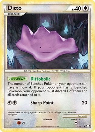 Ditto 17/102 - Triumphant Reverse Holofoil