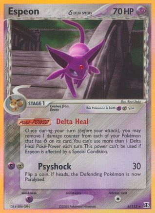 Espeon (Delta Species) 4/113 - Delta Species Holofoil