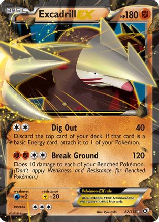 Excadrill EX 82/113 - Legendary Treasures Holofoil