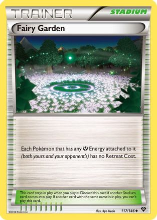 Fairy Garden 117/146 - XY Base Set Reverse Holofoil
