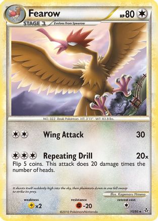 Fearow 15/95 - Unleashed Reverse Holofoil