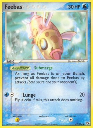 Feebas - 049/106 49/106 - Emerald Reverse Holofoil